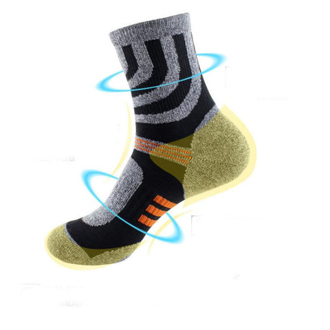 New 5Pairs/lot High Quality Cotton Thicken Men Socks Comfortable Quick-Drying Socks Men's Coolmax Socks Winter Socks