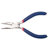 316 Stainless Steel Jewelry Pliers Short Chain Nose Pliers Tools for DIY Jewelry Making MidnightBlue130x53mm