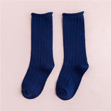 EnkeliBB Korean Style Baby Boy Girls Floor Socks BOBO CHOSES Kids Solid Spring/Summer/Winter Tube Long Socks Toddler Sokcs