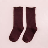 EnkeliBB Korean Style Baby Boy Girls Floor Socks BOBO CHOSES Kids Solid Spring/Summer/Winter Tube Long Socks Toddler Sokcs