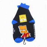 The Simpsons ankle socks men popsoket calcetines hombre meias Happy socks man women compression socks with print short sokken