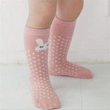 BalleenShiny Baby Socks Newborn Kids Girl Boy Animal Pattern Anti-slip Knee High Sock Fox Cat Cotton Cute Cartoon Infant Toddler