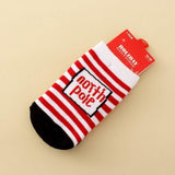 2018 Christmas Themed Children Pure Cotton Cartoon Jacquard Socks Red Christmas Baby Socks Absorb Sweat Permeability Socks