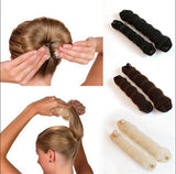 2pc Women Ladies Magic Style Hair Styling Tools Buns Braiders Curling Headwear Hair Rope Hair Band Accessories