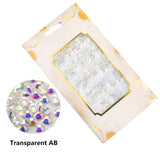 Multi-size 1680pcs Glass Nail Rhinestones For Nails Art Decorations Crystals Strass Charms Partition Mixed Size Rhinestone Set